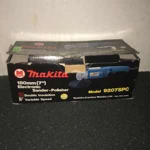 Makita 80mm(7”) electronic sander/polisher